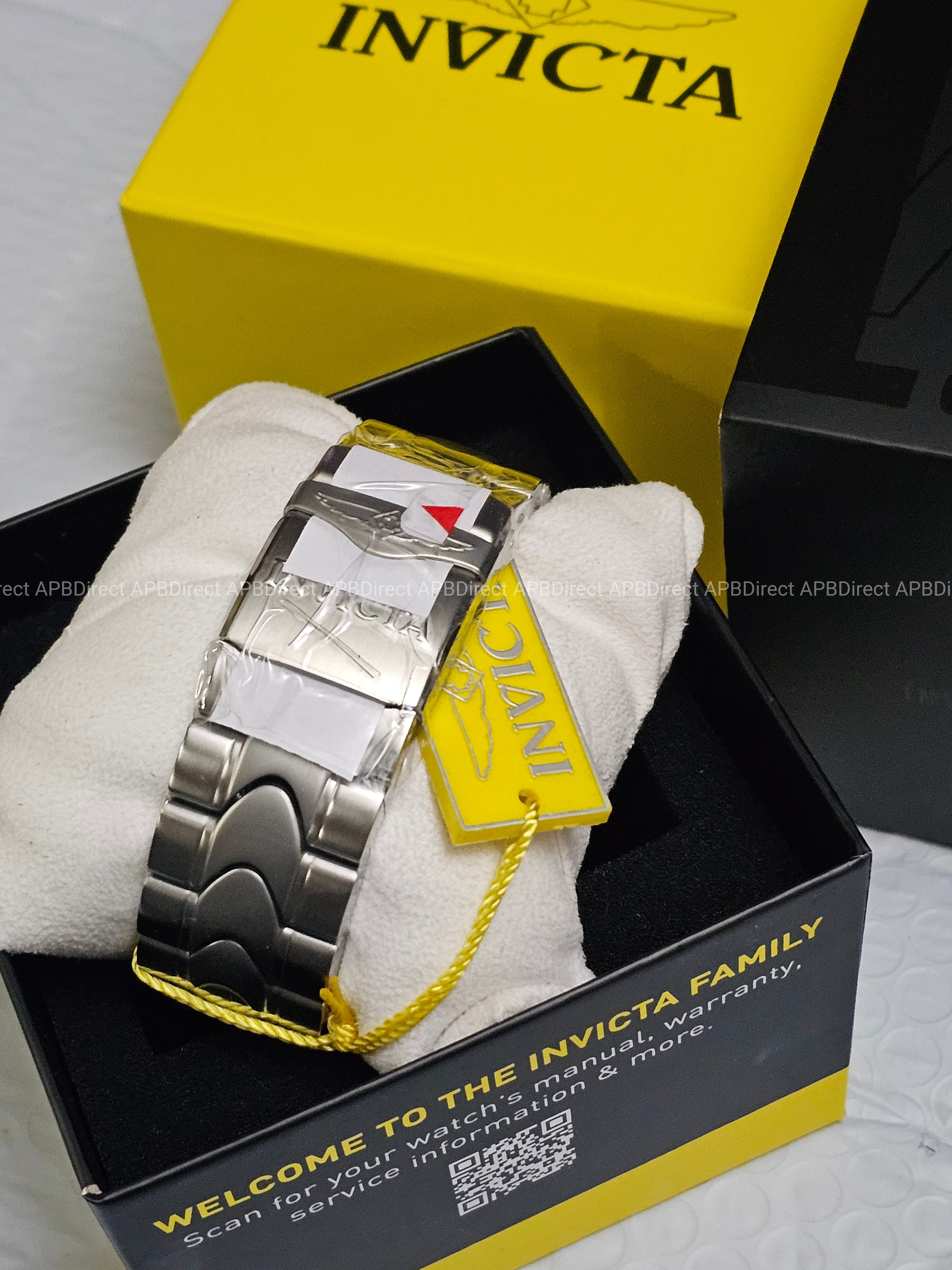 Invicta - VENOM - Partial Skeleton Gray & Khaki Dial 100m SS Bracelet mens watch