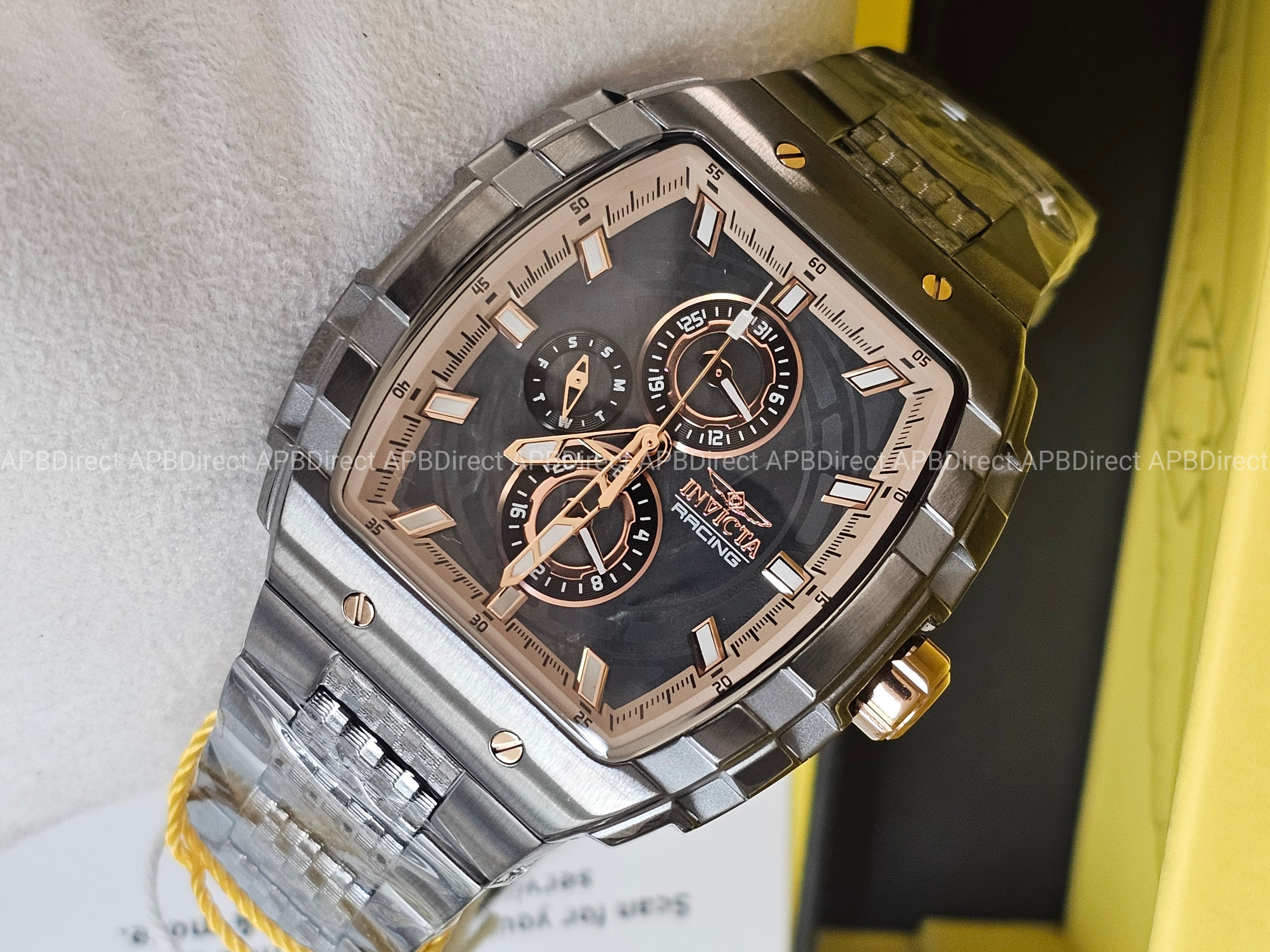 Invicta - S1 Rally - Gunmetal / Rose Gold Multifunction Quartz Mens Watch