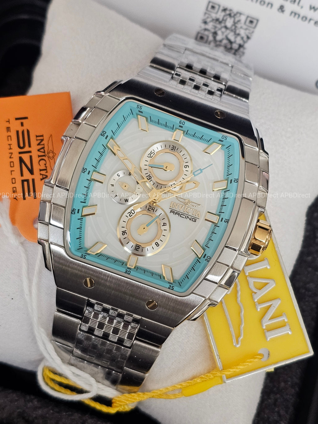 Invicta - S1 Rally Exclusive - Blue White Mother-of-Pearl Multi Dial Mens Watch