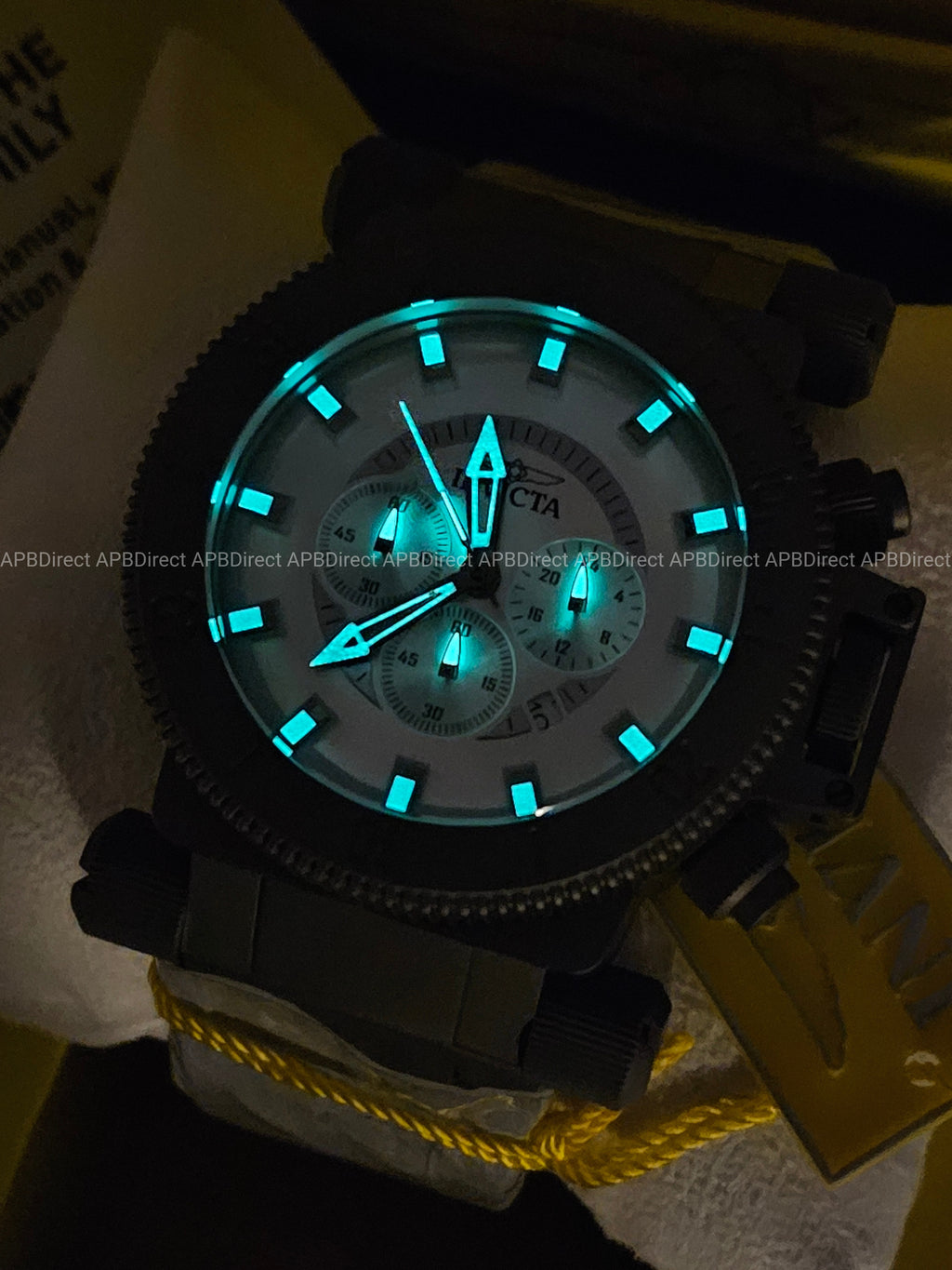 Invicta - Full TITANIUM - Case & Bracelet Coalition Forces Chrono - Mens watch