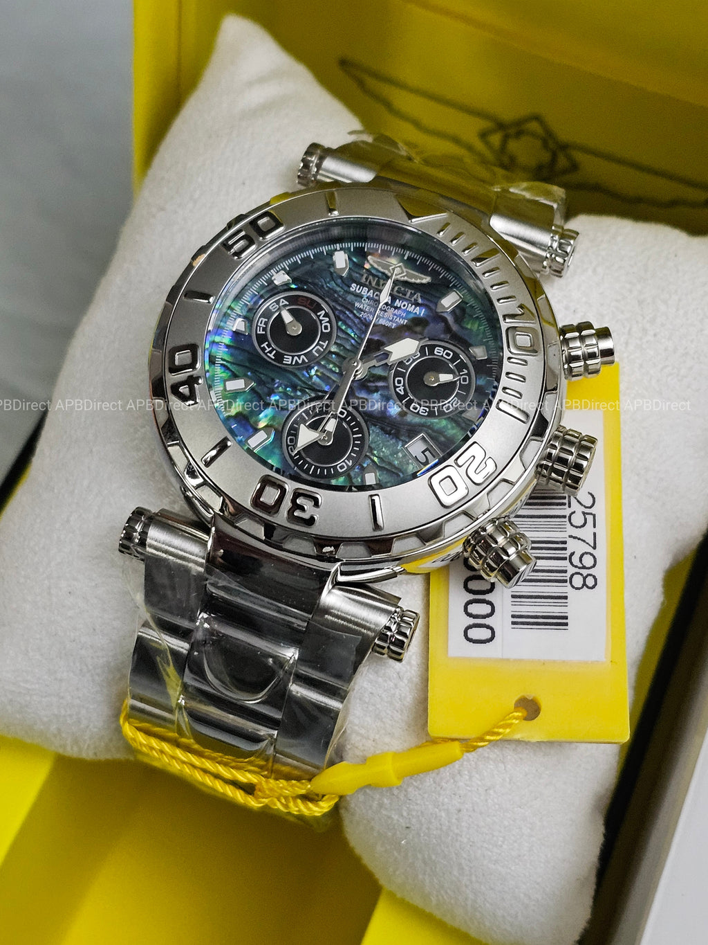 Invicta Subaqua Noma I - Swiss Z60 Limited Edition #905 Abalone Dial mens watch