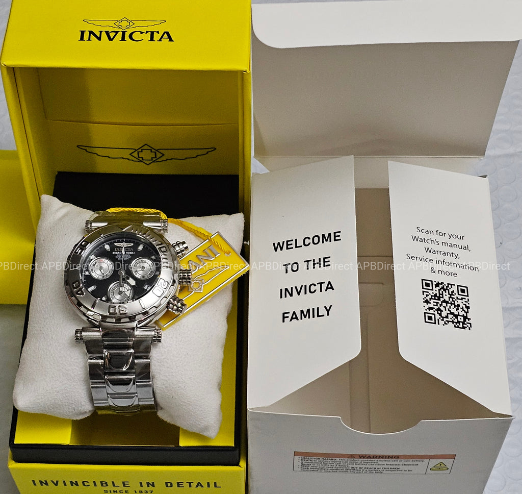 Invicta - Subaqua Noma I - Swiss Z60 Limited Edition #605 Silver BLK mens watch