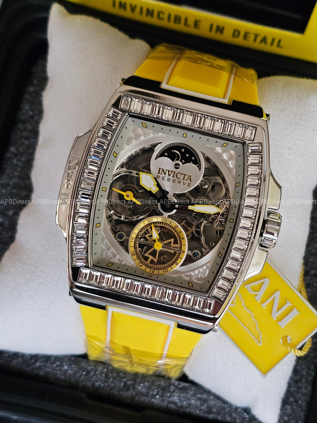 Invicta – S1 Rally – DIABLO – Dual Time Automatic - Yellow - Reserve Mens Watch