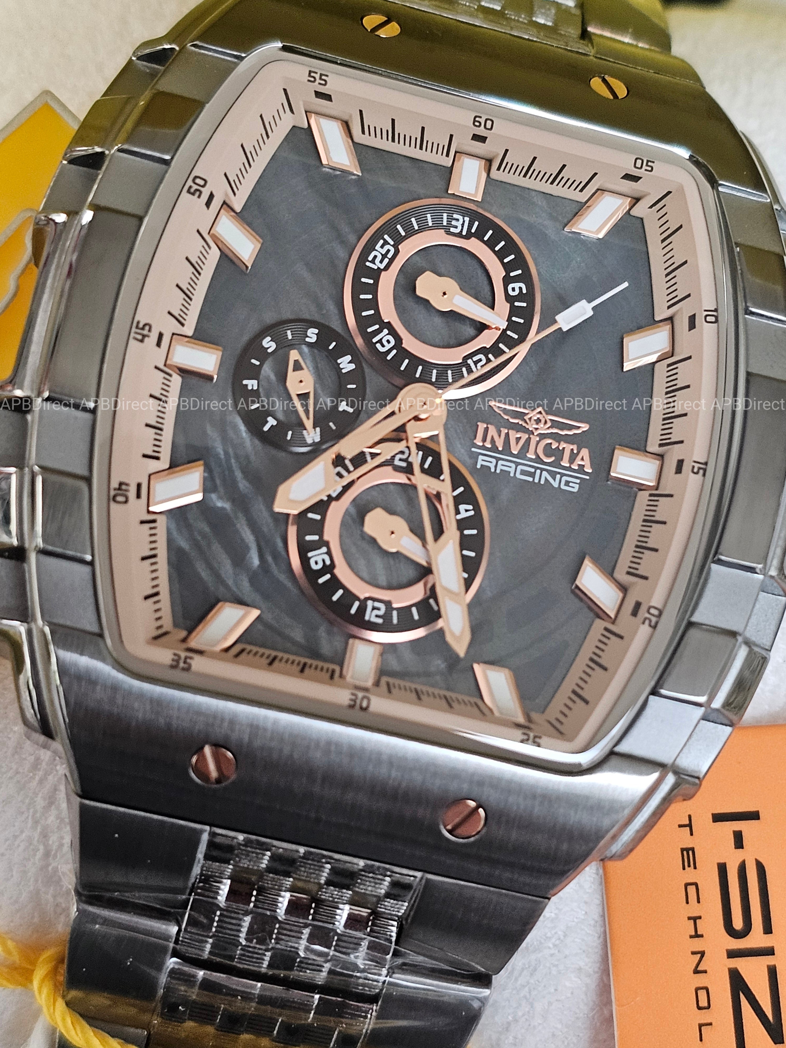 Invicta - S1 Rally - Gunmetal / Rose Gold Multifunction Quartz Mens Watch