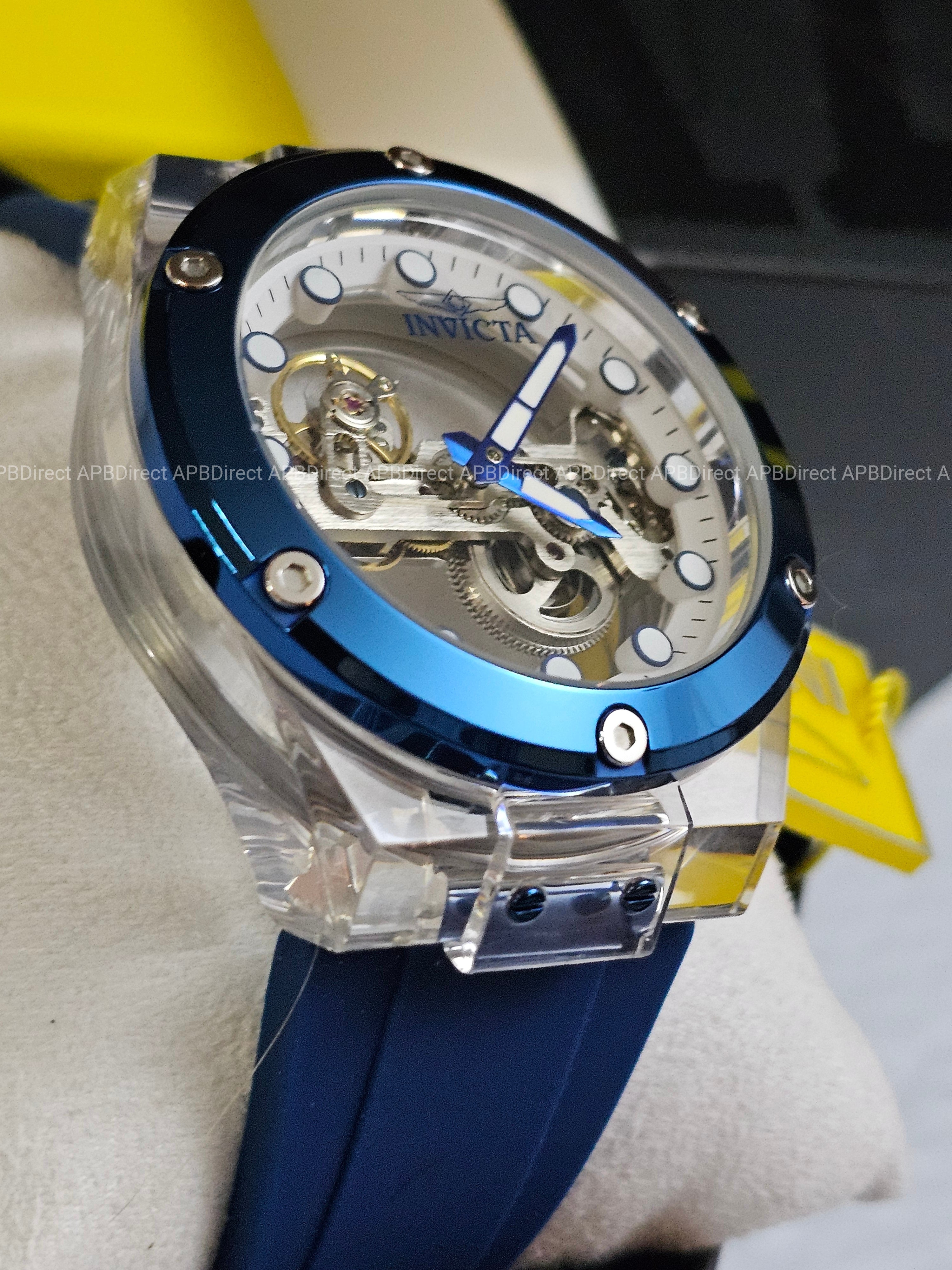 Invicta - Speedway - MECHANICAL - Ghost Bridge MVMNT - Skeleton - mens watch