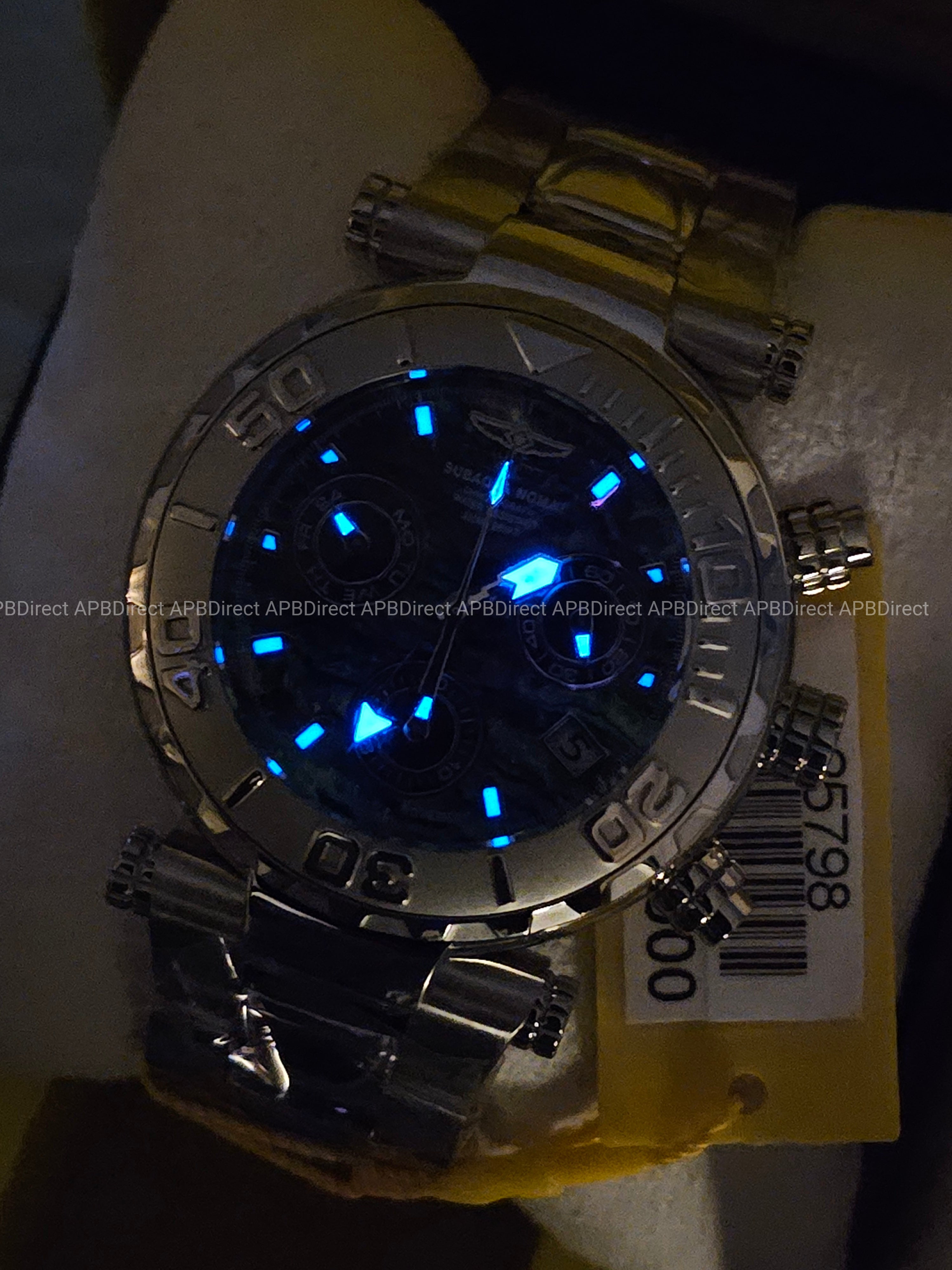 Invicta Subaqua Noma I - Swiss Z60 Limited Edition #905 Abalone Dial mens watch