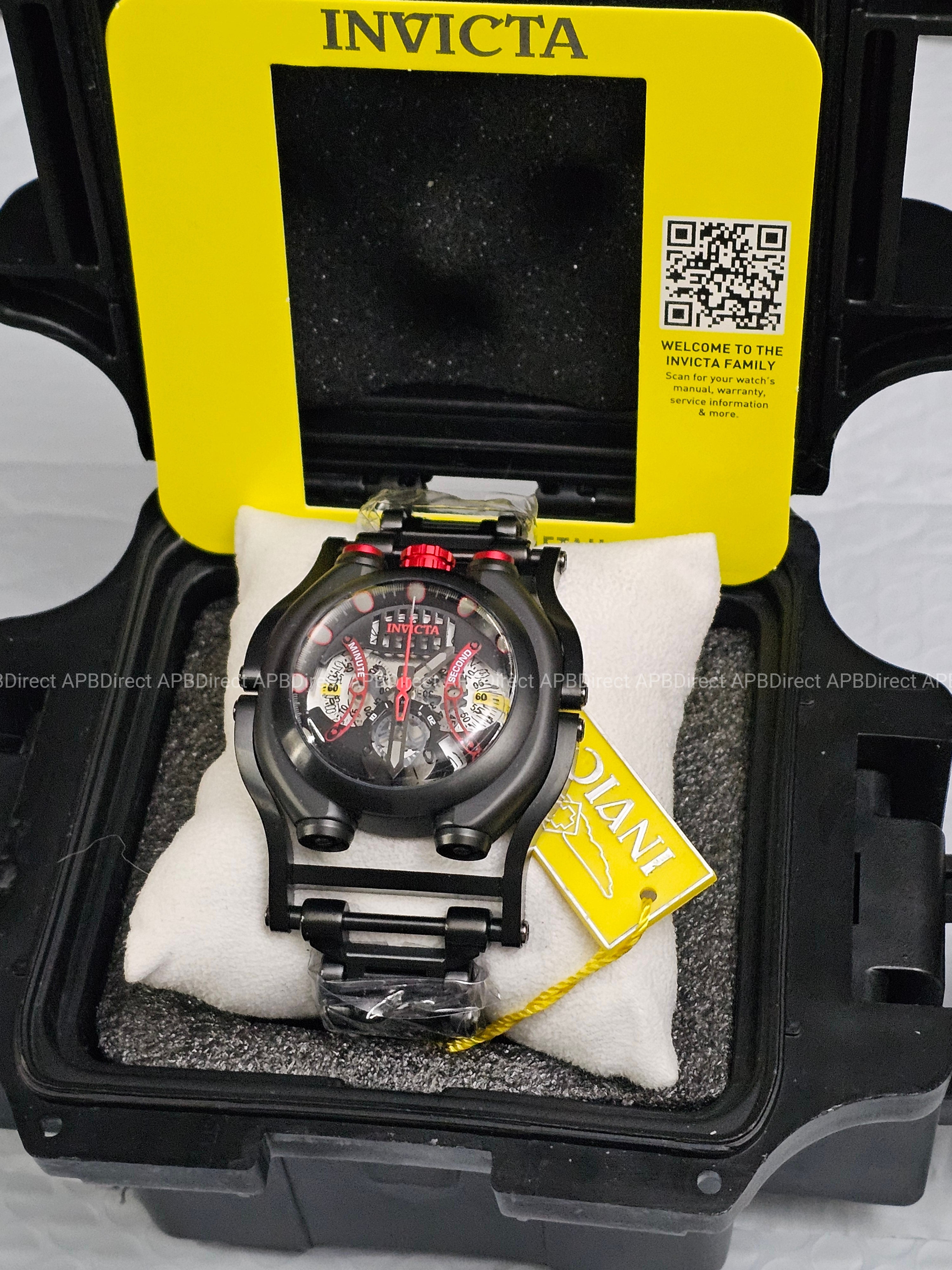 Invicta 🌊 SEA HUNTER - Hinged Case Spinning Dials - Chronograph mens watch