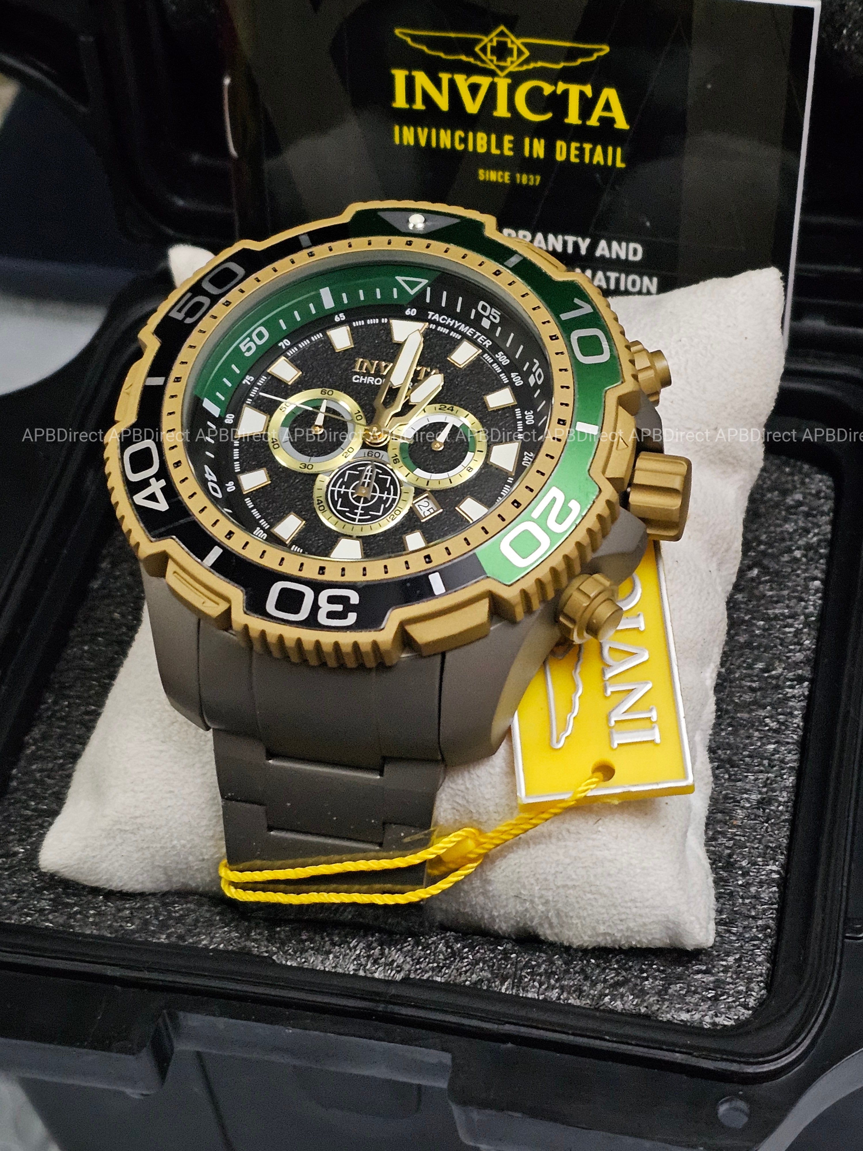 Invicta - Full TITANIUM 65mm Case & Bracelet - TI-22 Chronograph - Mens watch