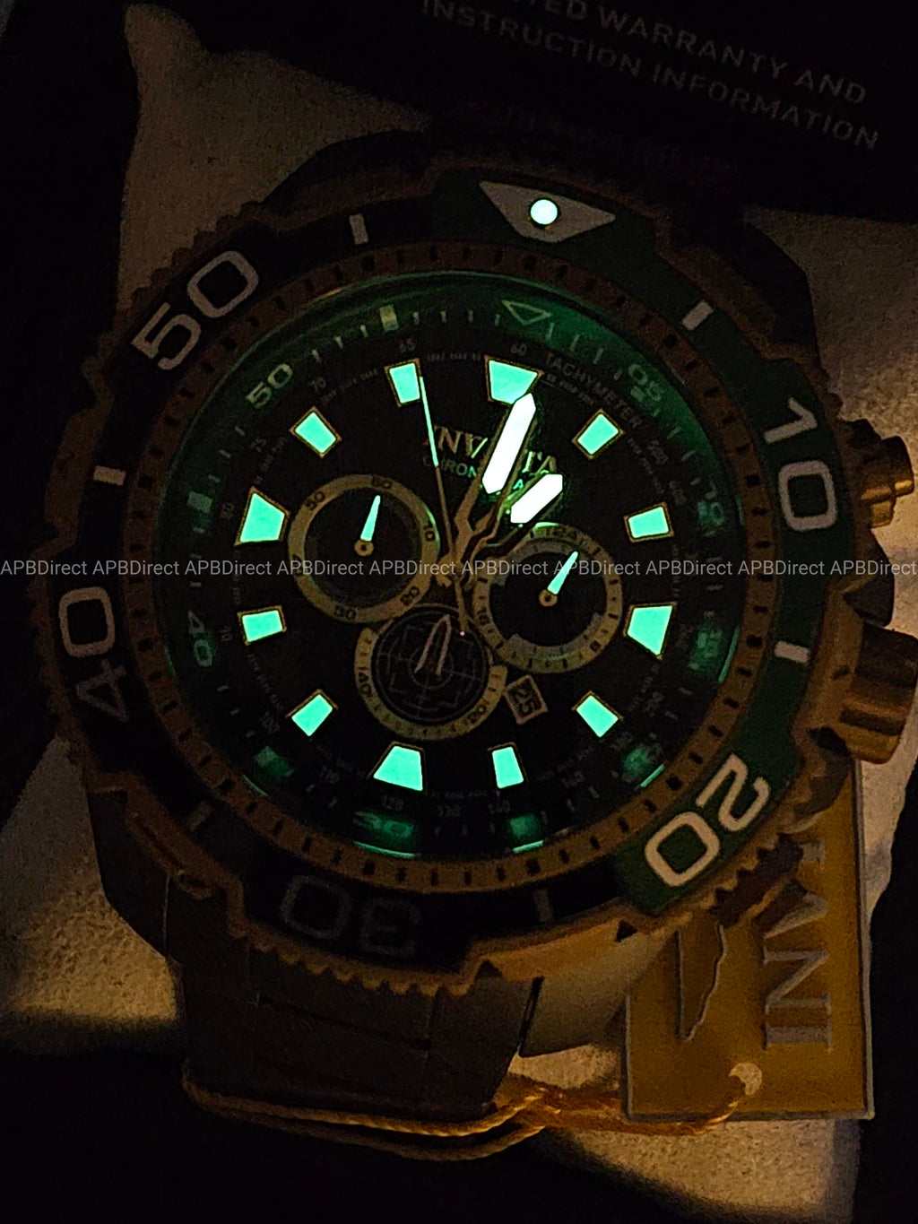 Invicta - Full TITANIUM 65mm Case & Bracelet - TI-22 Chronograph - Mens watch