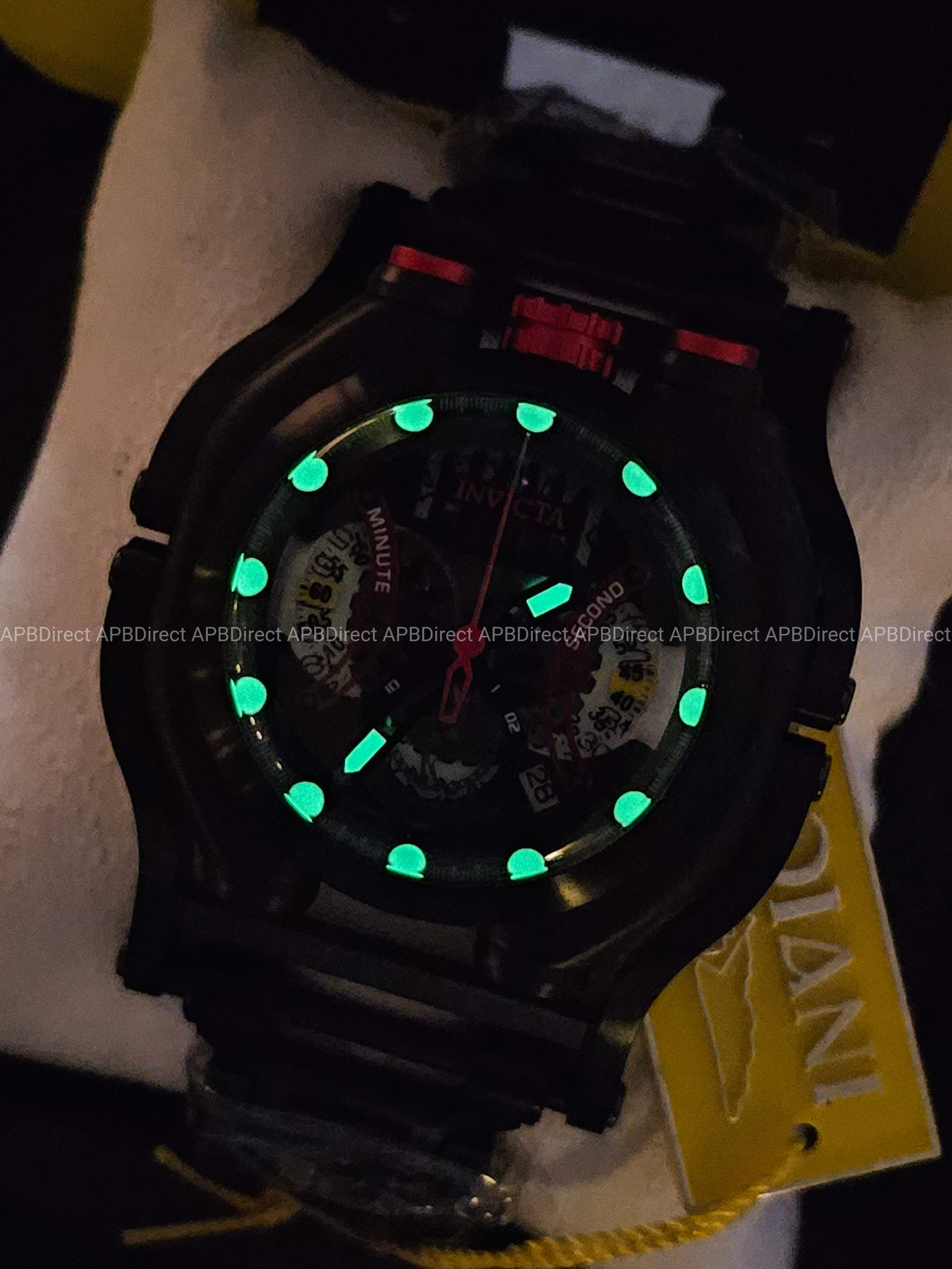 Invicta 🌊 SEA HUNTER - Hinged Case Spinning Dials - Chronograph mens watch