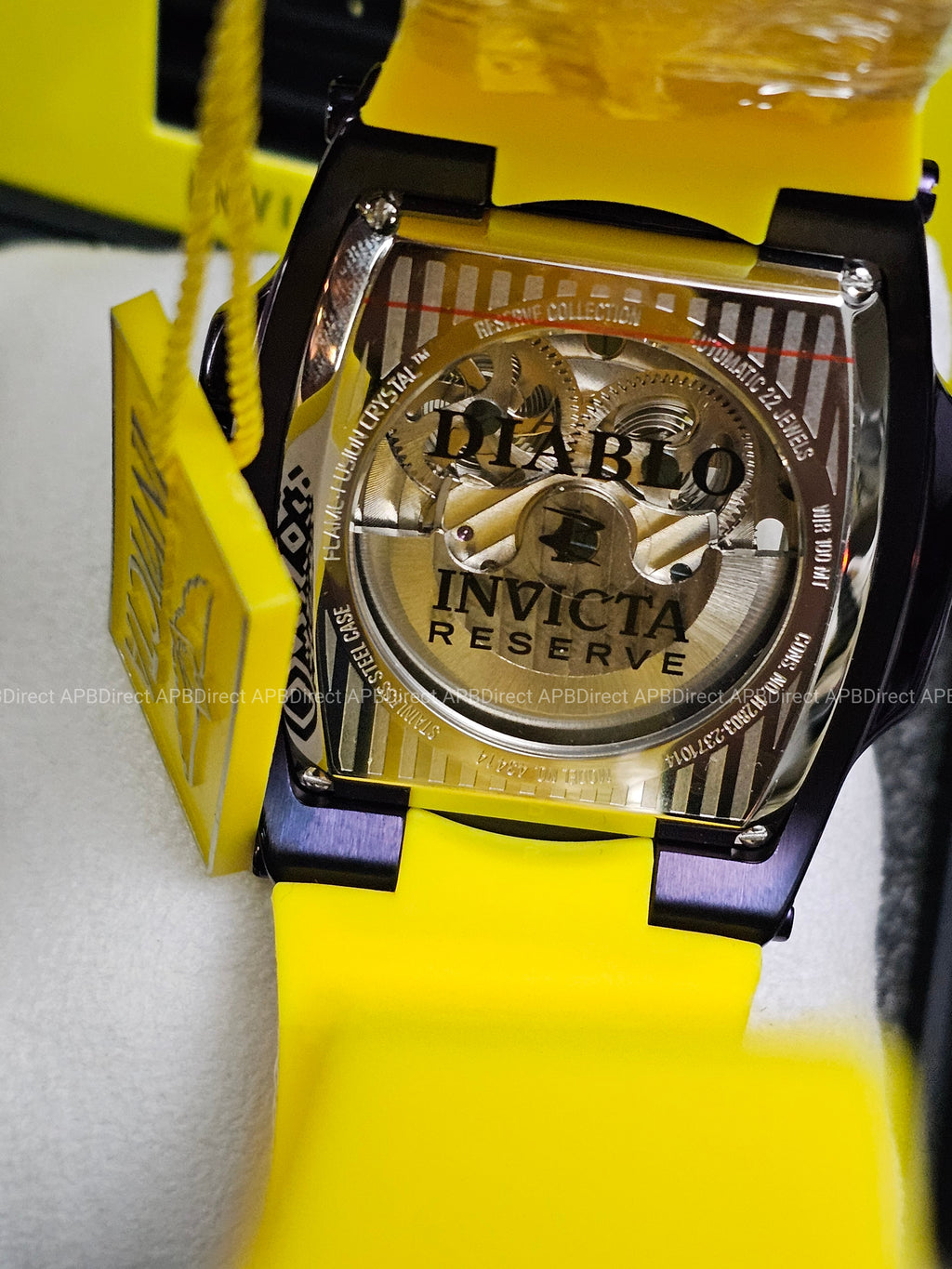 Invicta  S1 Rally – DIABLO – Dual Time Automatic Dark Purple Reserve Mens Watch
