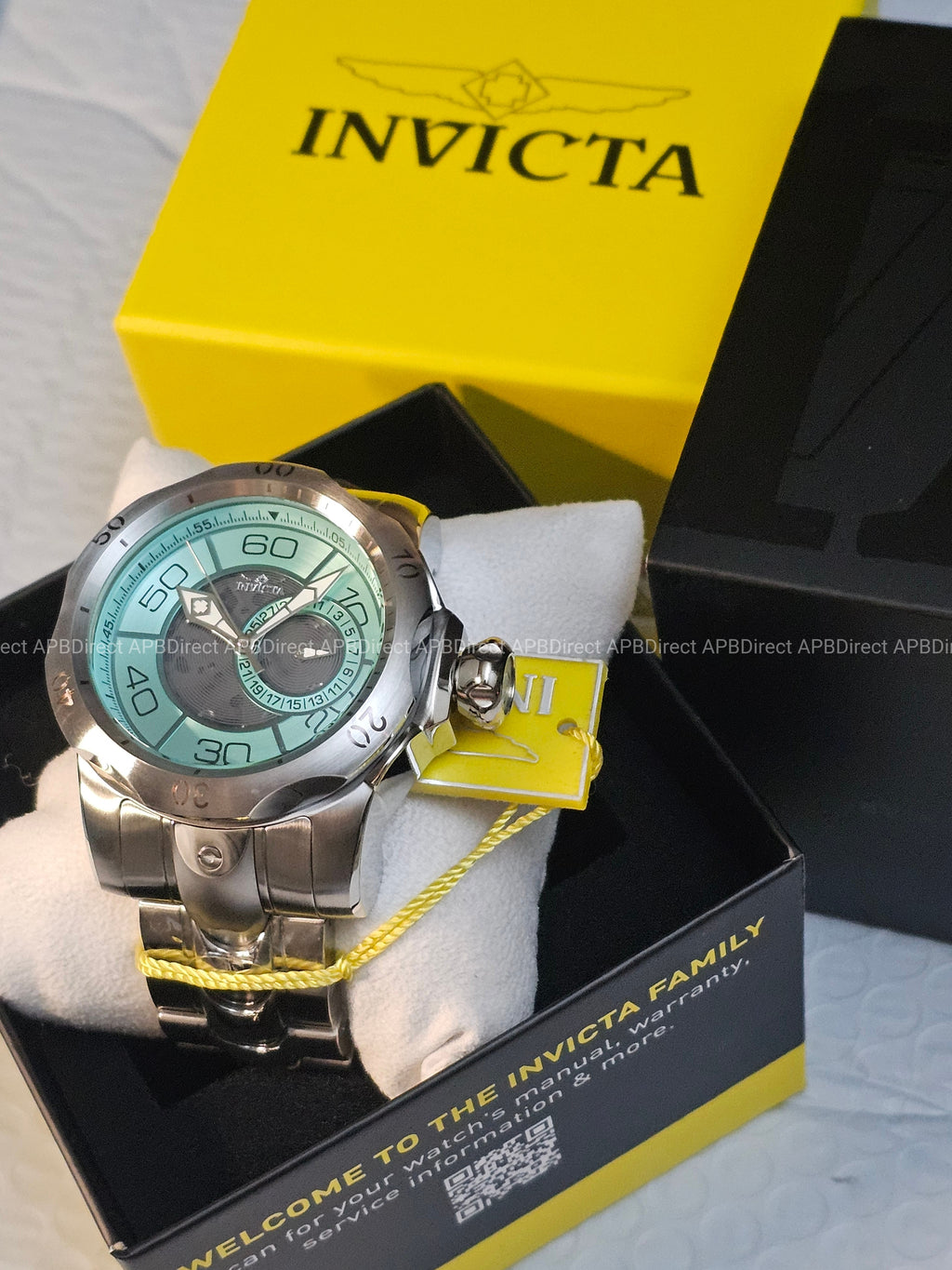 Invicta - VENOM - Partial Skeleton Gray & BLUE Dial 100m SS Bracelet mens watch