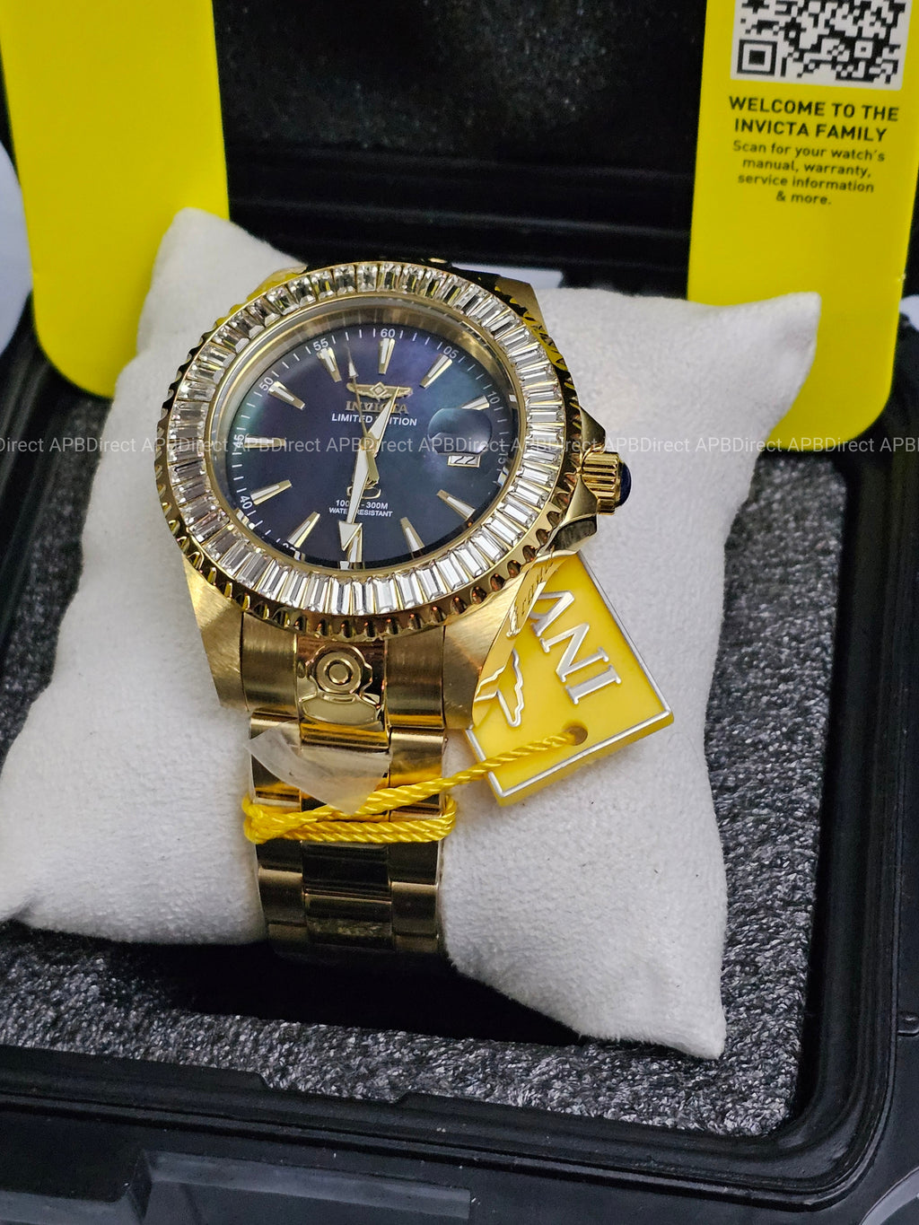 Invicta - Grand Diver #731 Limited Edition Automatic - Black MOP mens watch Pro