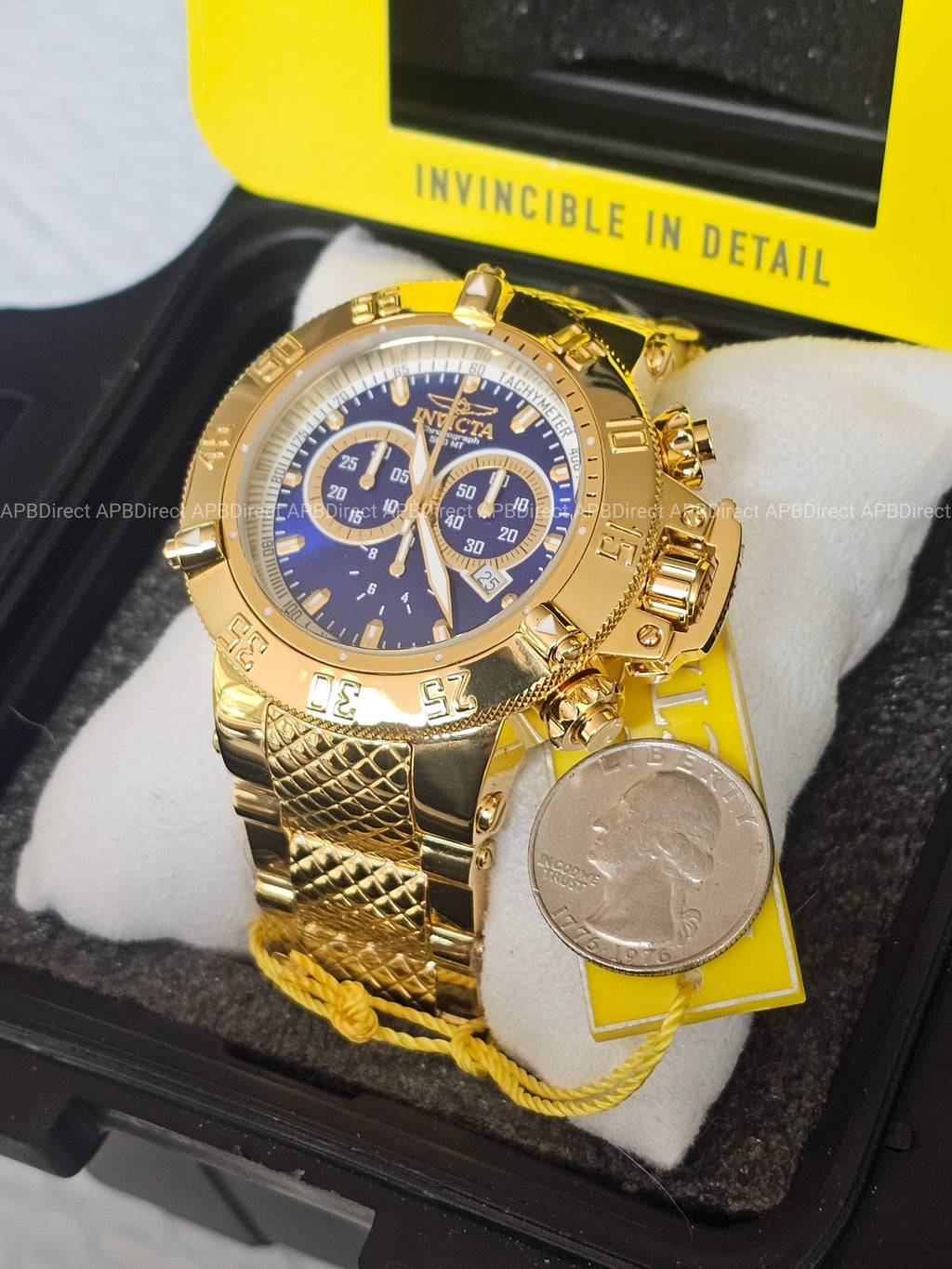 Invicta - GOLD Subaqua Noma III - Swiss  5040.D Chrono 500m💧Mirrored mens Watch