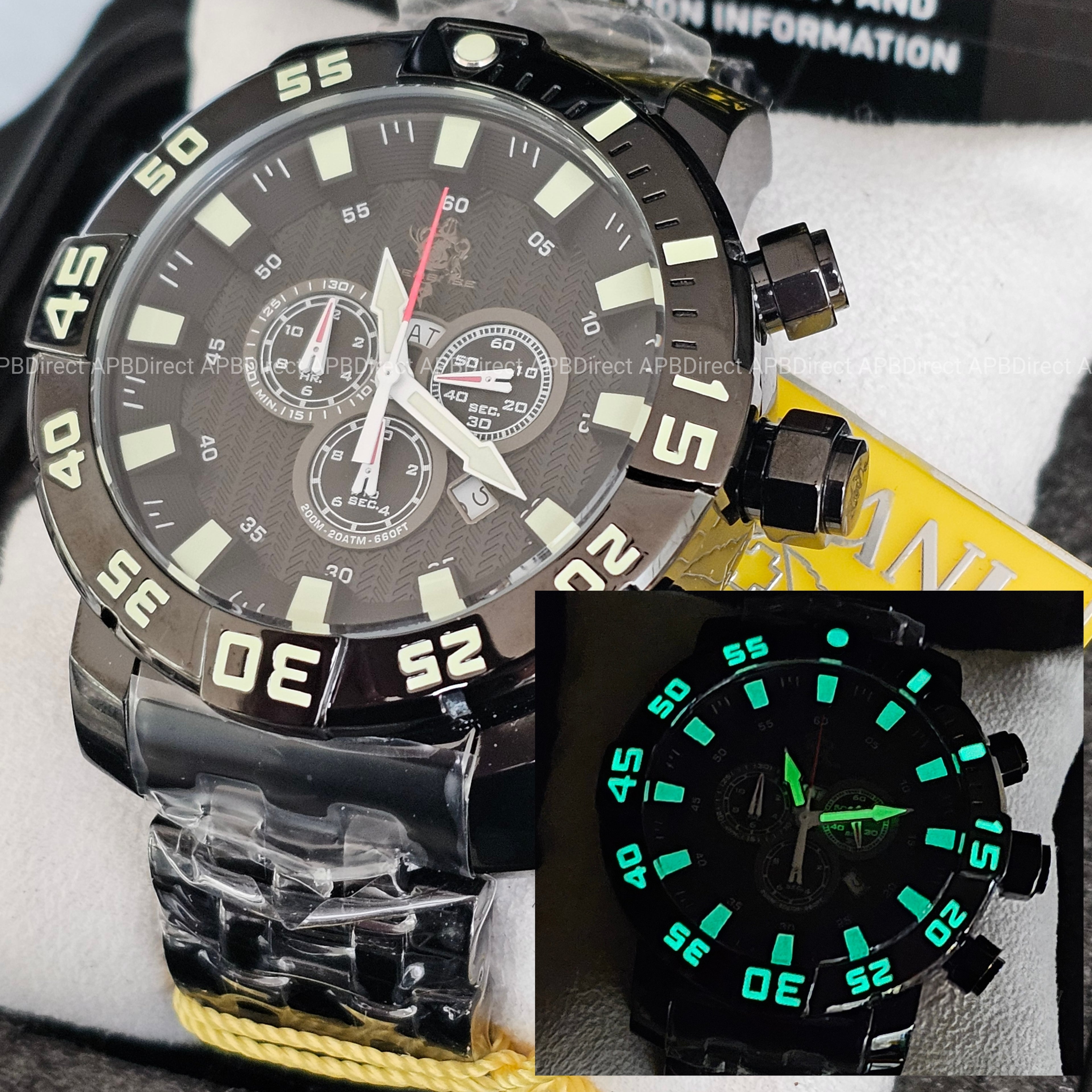 Invicta - SEA BASE #79 Swiss 5050.E Limited Edition 53mm - LUME - mens watch