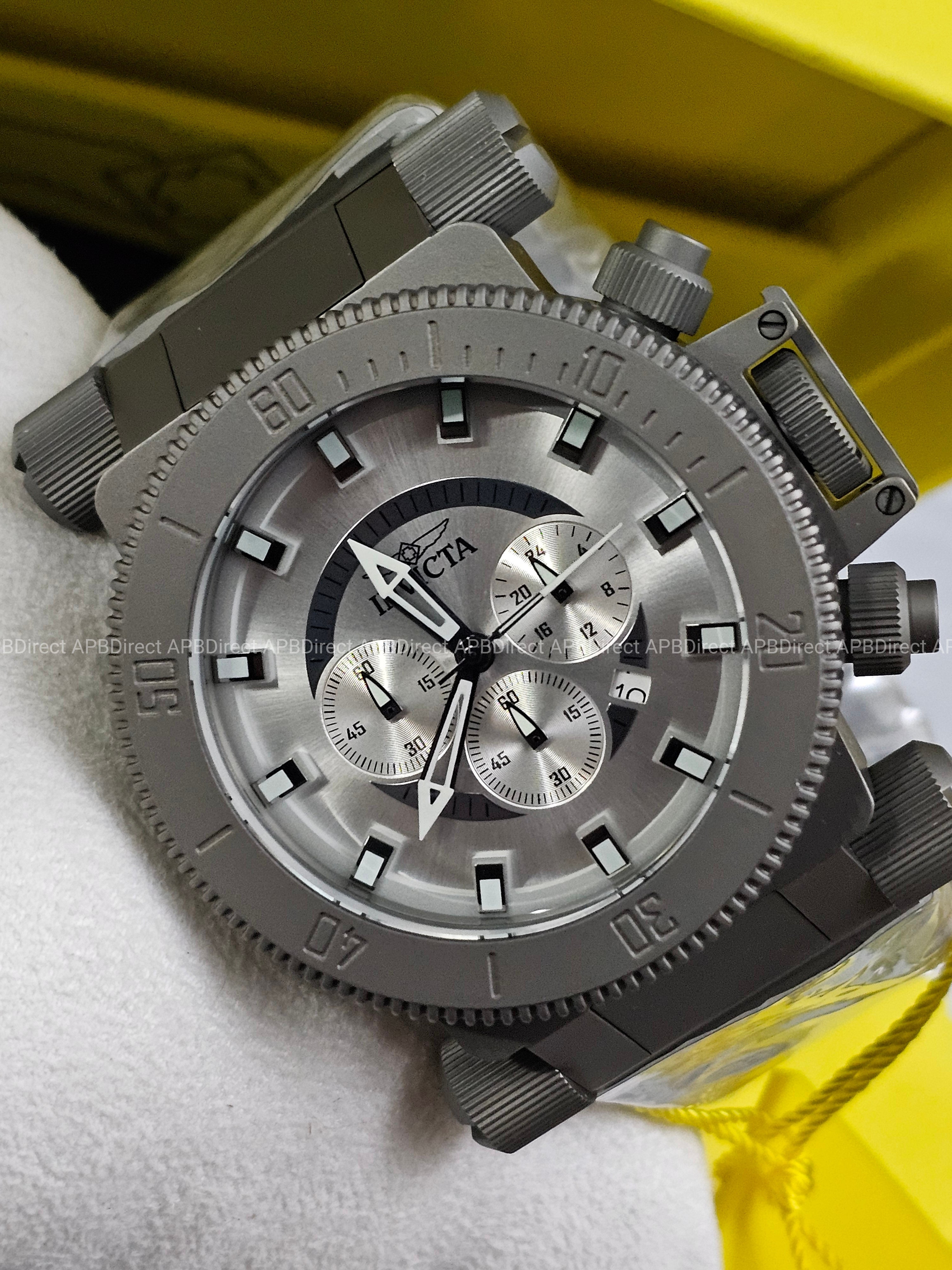 Invicta - Full TITANIUM - Case & Bracelet Coalition Forces Chrono - Mens watch