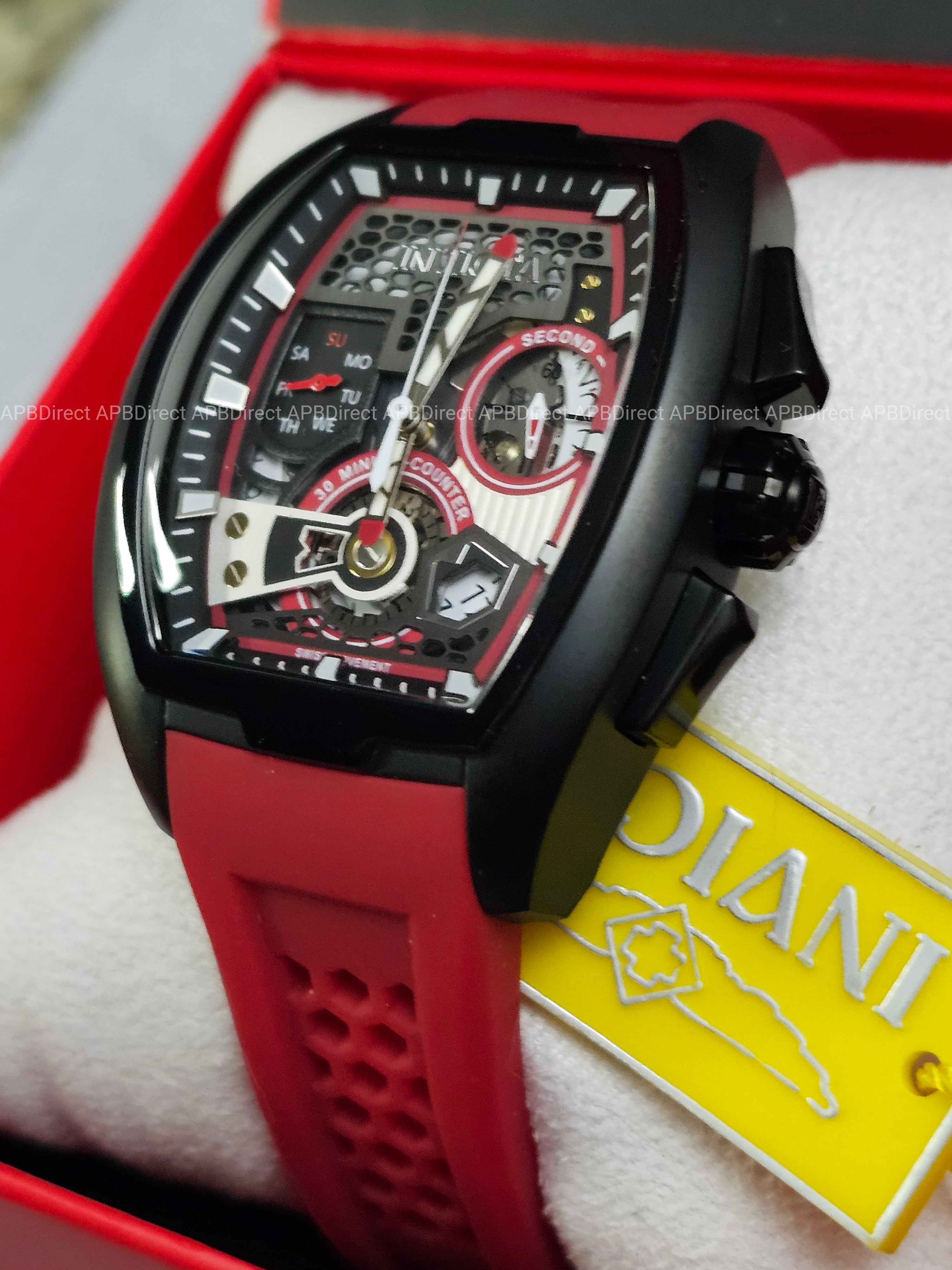 Invicta - Next Gen DIABLO - Swiss Z60 Chronograph RED / Black Layered mens watch