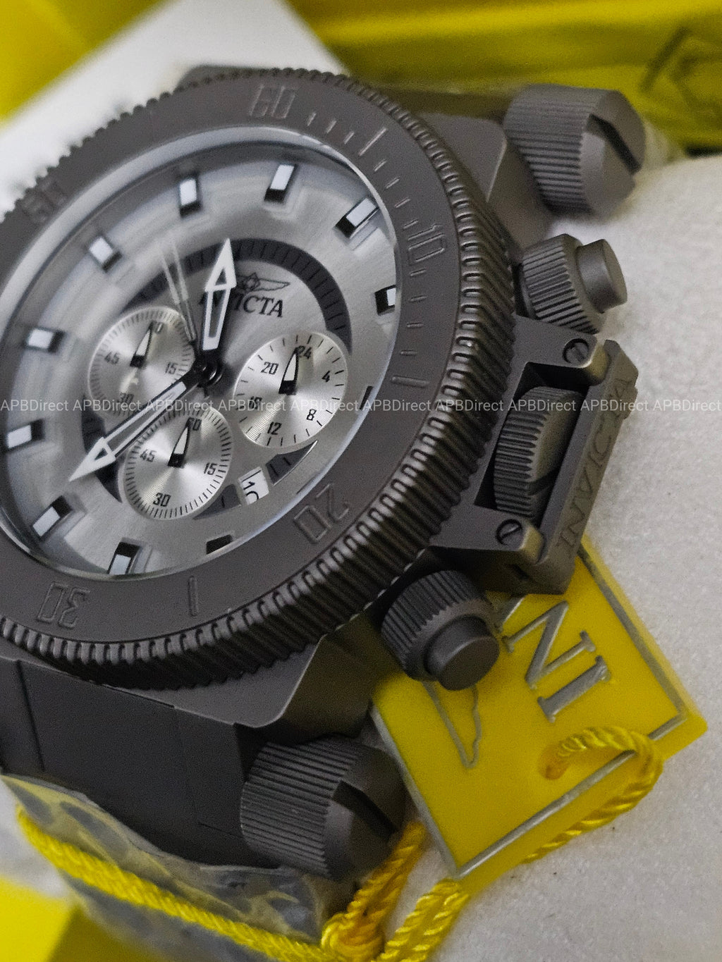 Invicta - Full TITANIUM - Case & Bracelet Coalition Forces Chrono - Mens watch