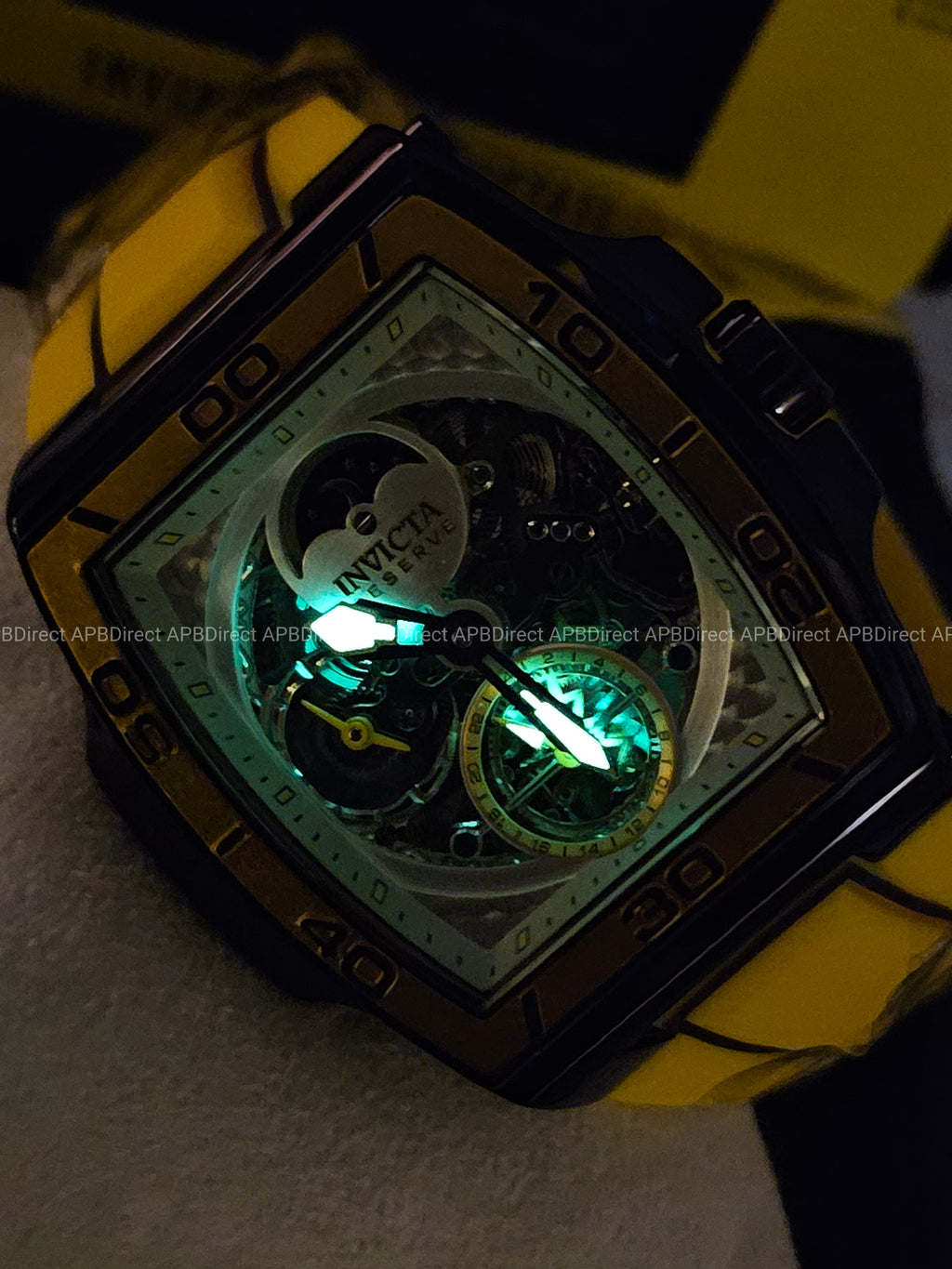 Invicta  S1 Rally – DIABLO – Dual Time Automatic Dark Purple Reserve Mens Watch