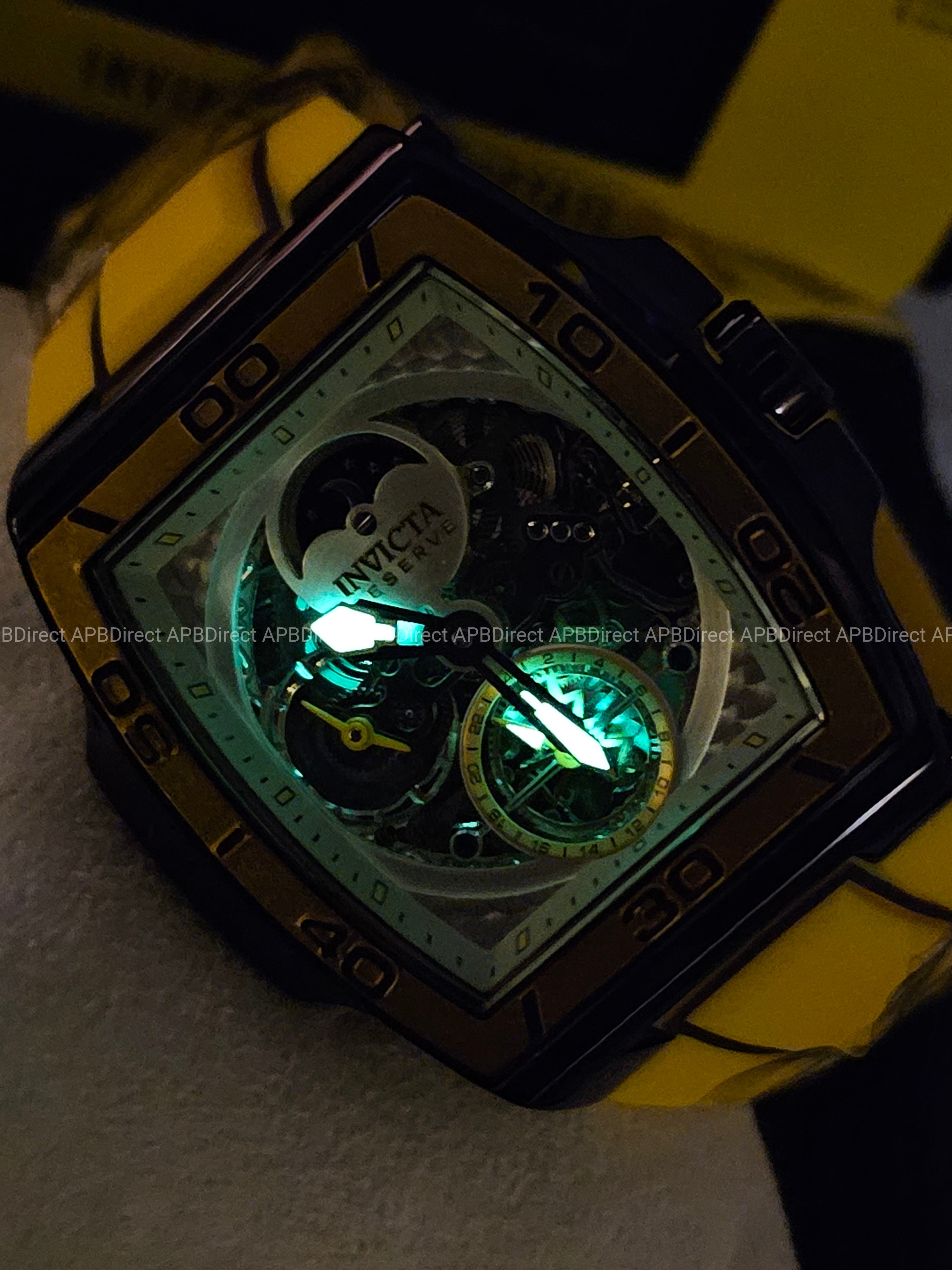 Invicta  S1 Rally – DIABLO – Dual Time Automatic Dark Purple Reserve Mens Watch