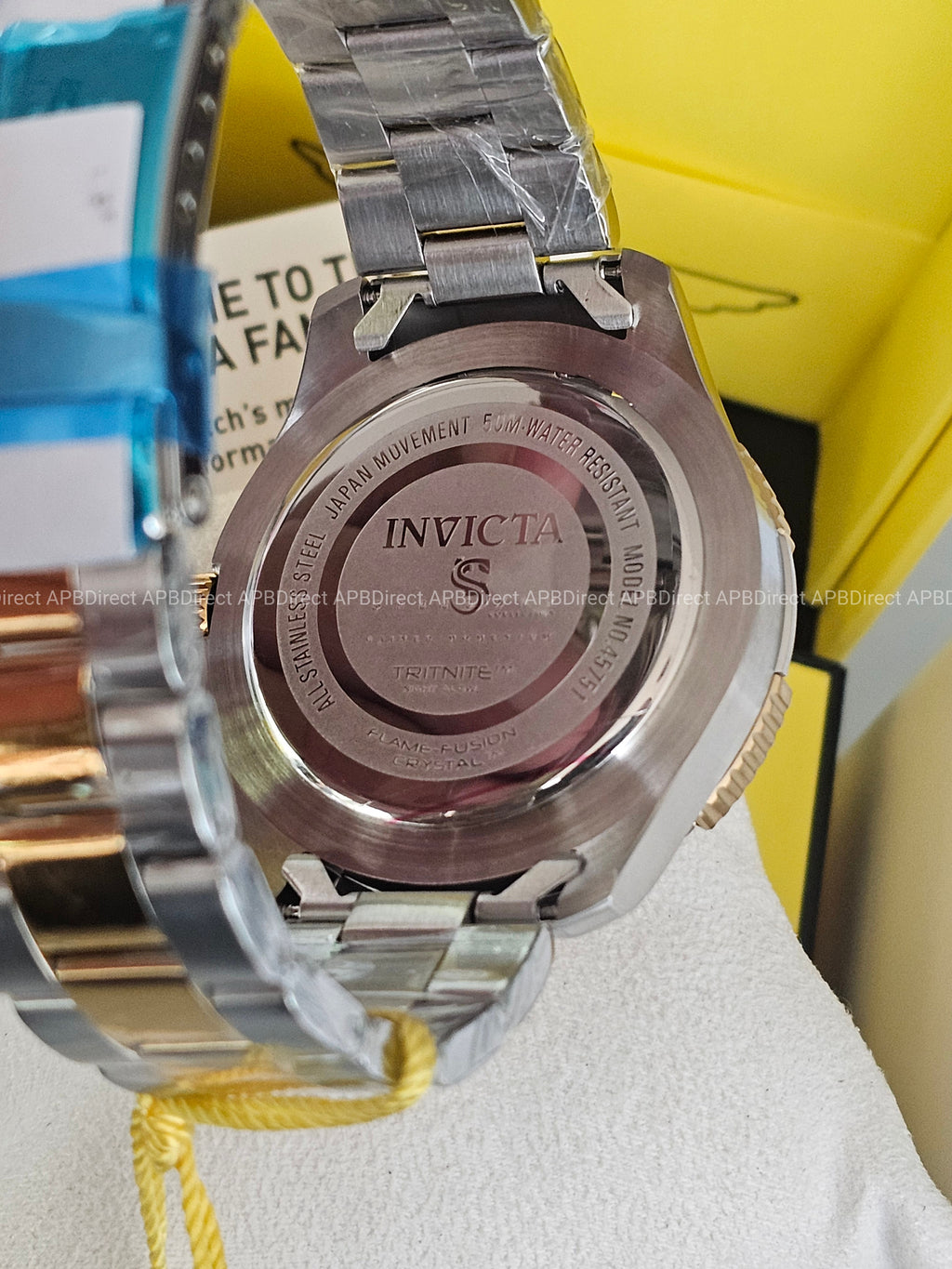 Invicta - Speedway - 2 Tone Multifunction TritNight Night Glow Lume mens watch